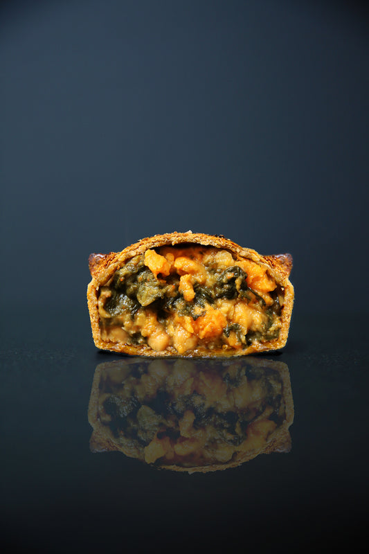 Scotty's Sweet Potato, Spinach and Chickpea Curry Pie